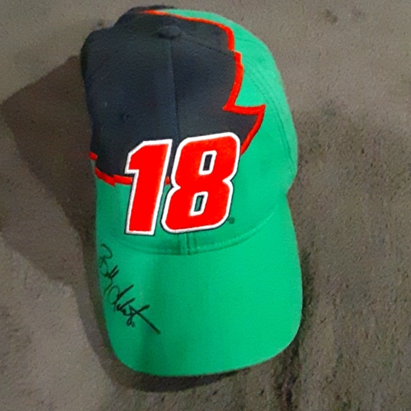 Vintage 00's NASCAR Bobby Labonte 18 Interstate Batteries Hat - Picture 2 of 7